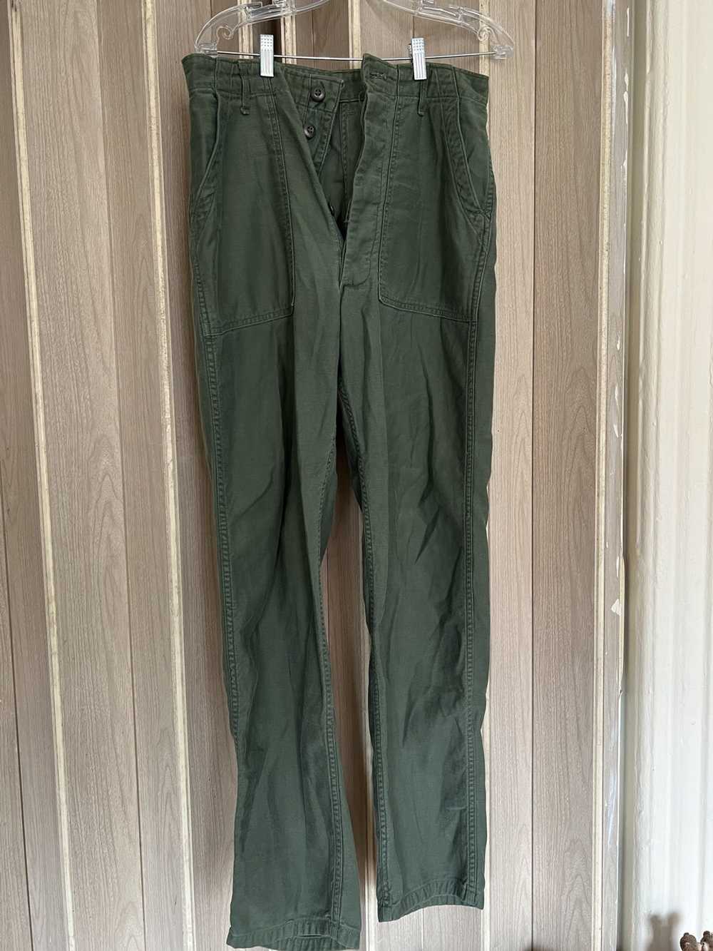 Vintage Vintage green army trouser pants - image 2