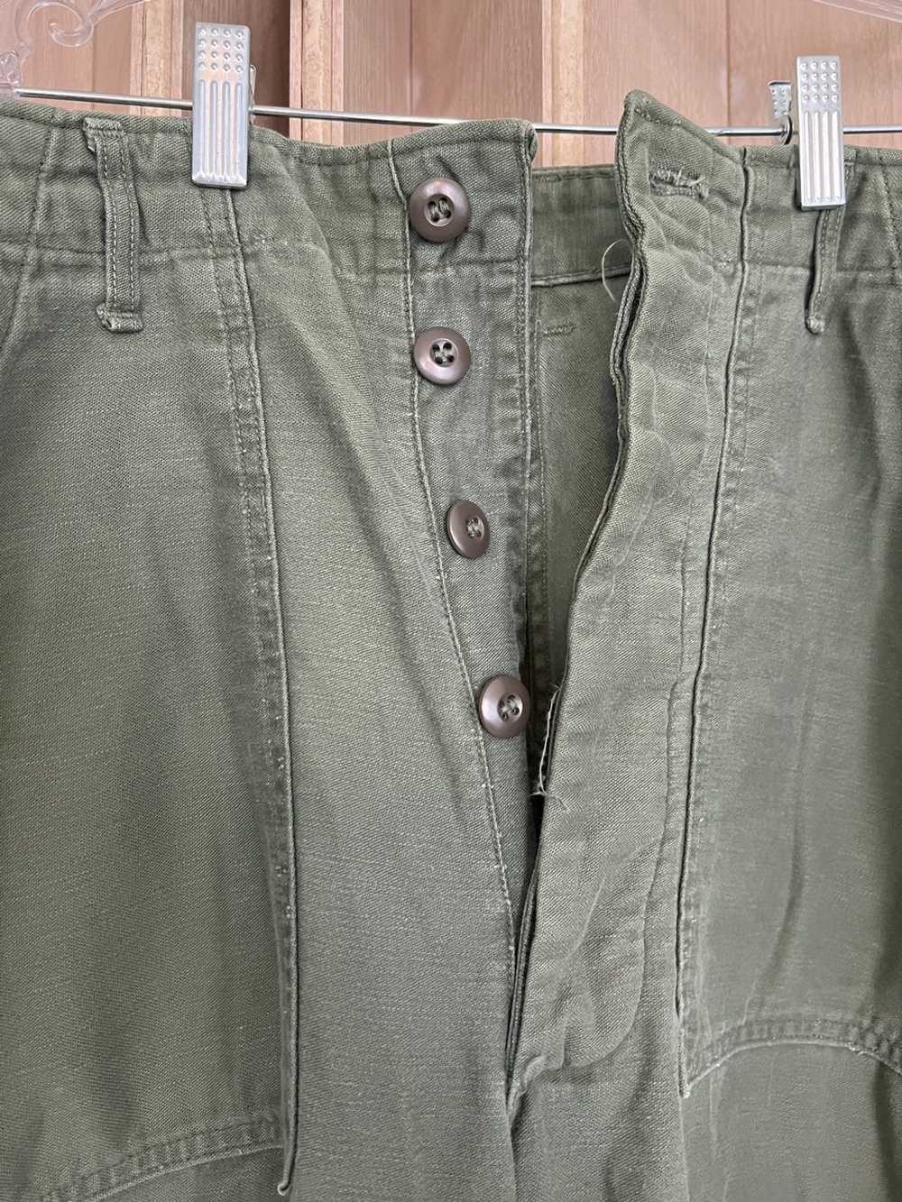 Vintage Vintage green army trouser pants - image 3