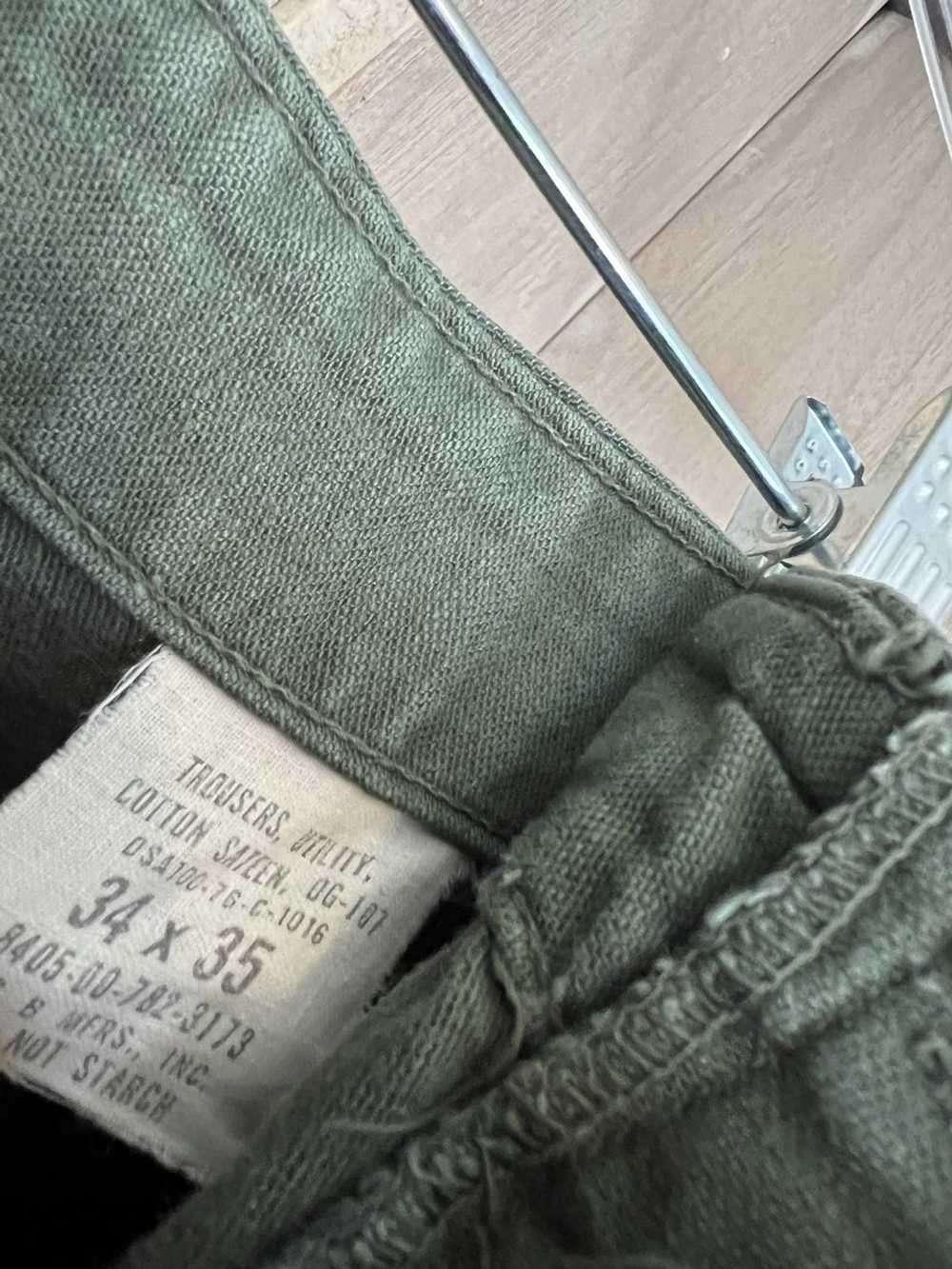 Vintage Vintage green army trouser pants - image 4