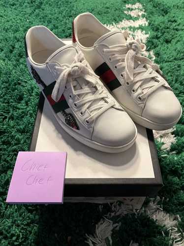 Gucci Ace Sneakers in White Leather ref.696467 - Joli Closet