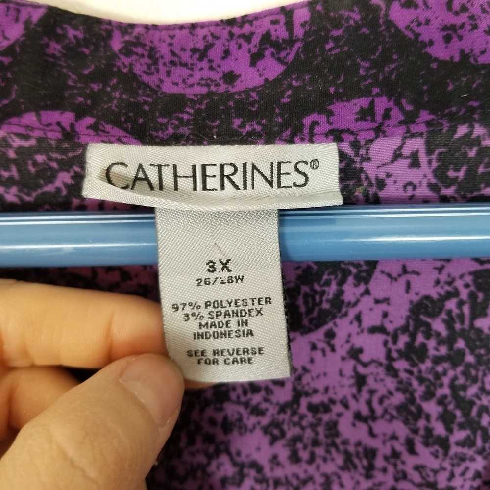 Other Catherines 3X 26/28W Polka Button Front Blo… - image 7