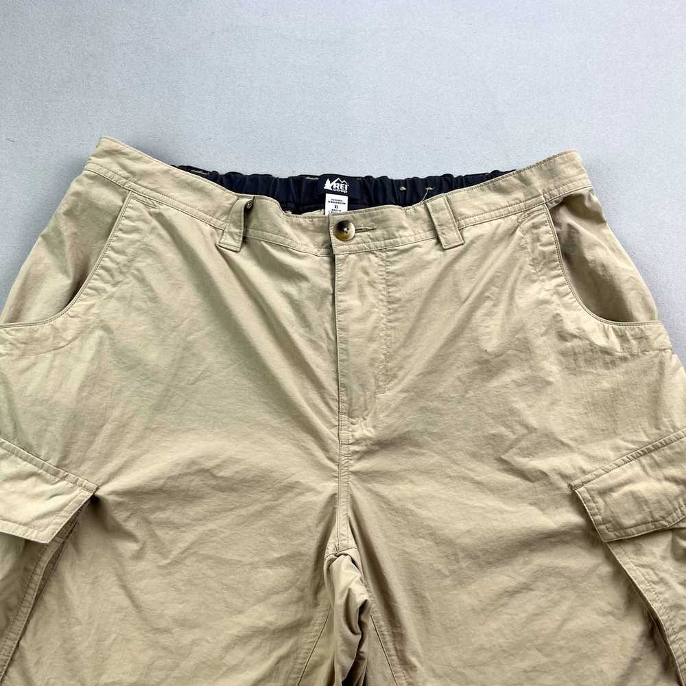 Rei REI Cargo Shorts Mens XL Tan Chino Stretch Ou… - image 2