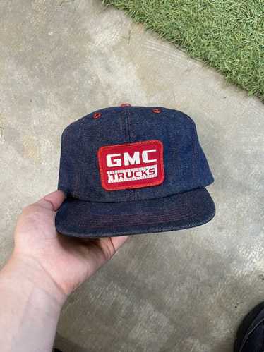 Vintage Vintage 80s GMC Trucks Denim SnapBack Hat