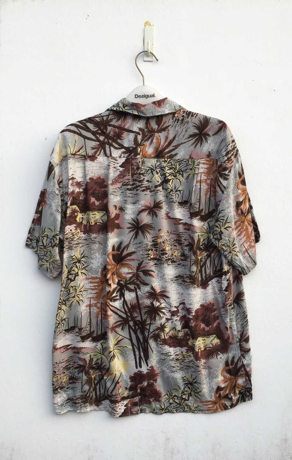 Art × Hawaiian Shirt Hawaii 100 Rayon Full Print … - image 2