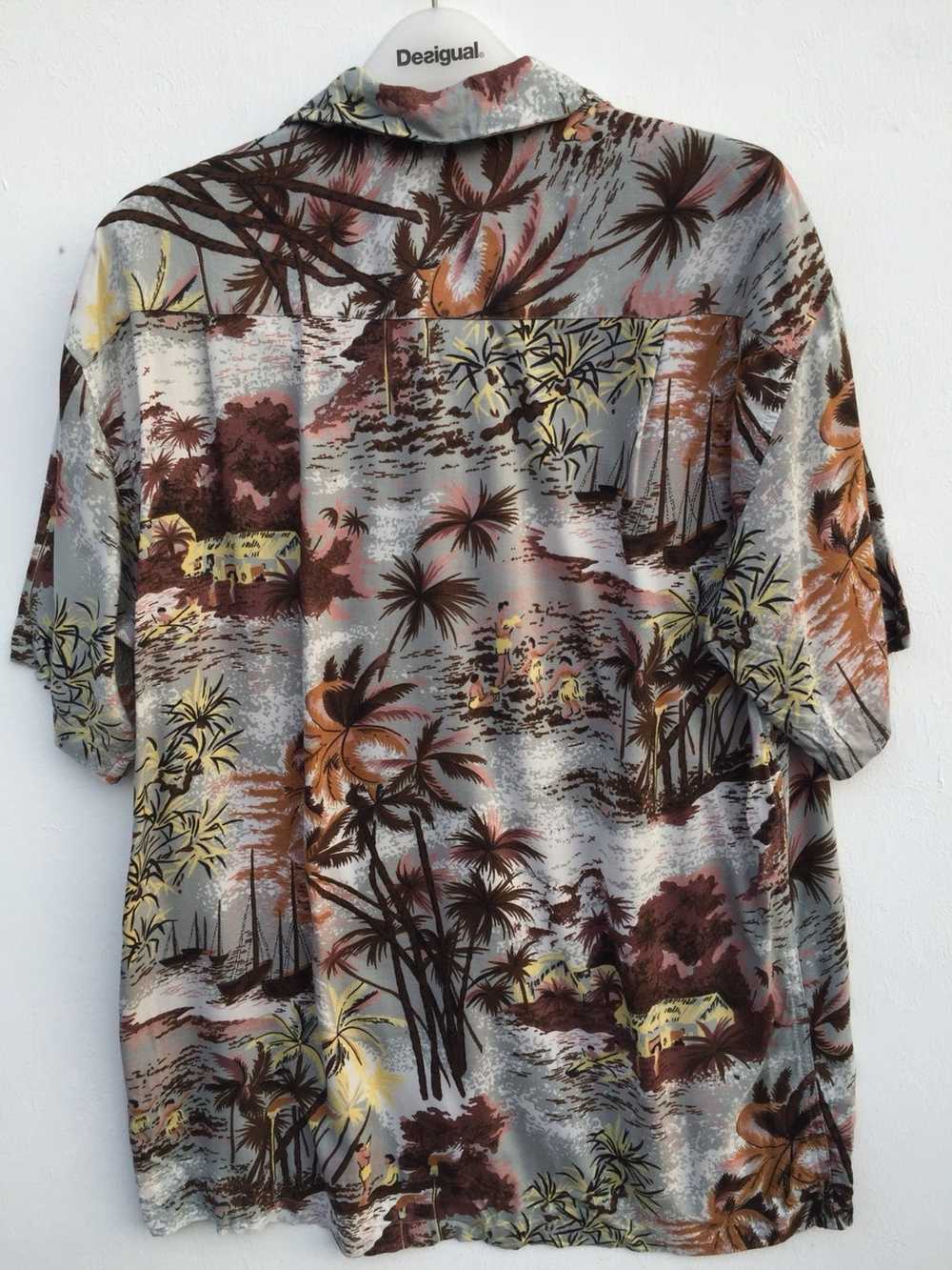 Art × Hawaiian Shirt Hawaii 100 Rayon Full Print … - image 4