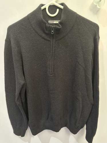 Vince Vince Half Zip Black Pullover Sweater