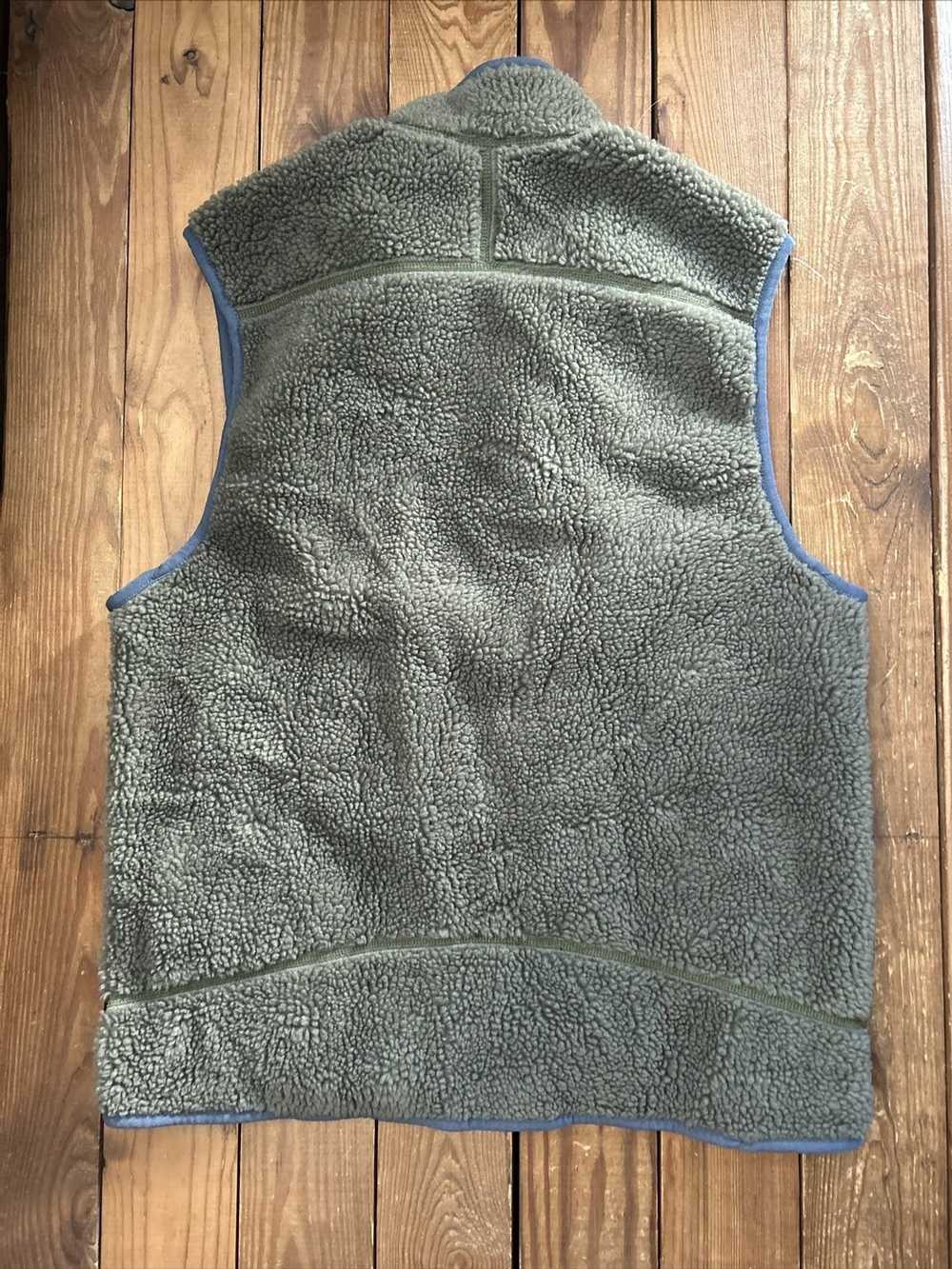 Patagonia Patagonia Retro X Green Deep Pile Vest - image 3