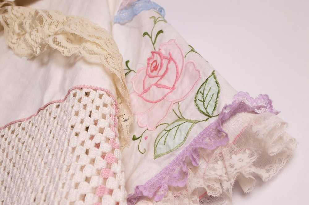 Handmade Antique Lace Handmade Blouse - image 5