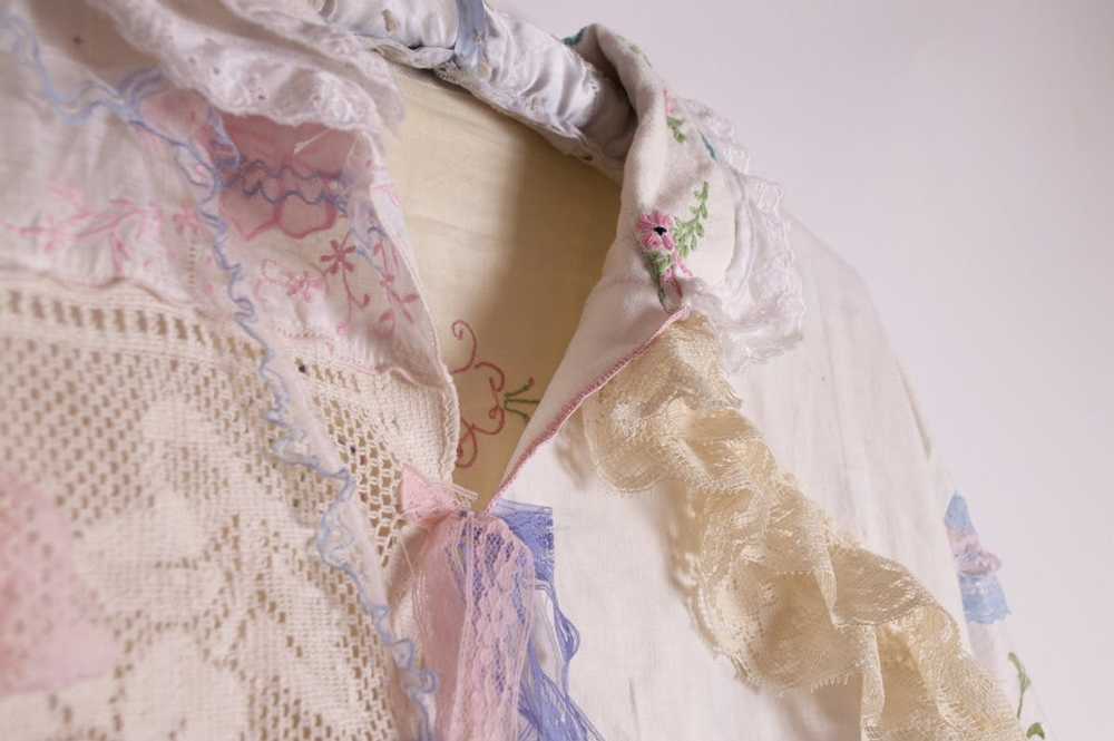Handmade Antique Lace Handmade Blouse - image 7