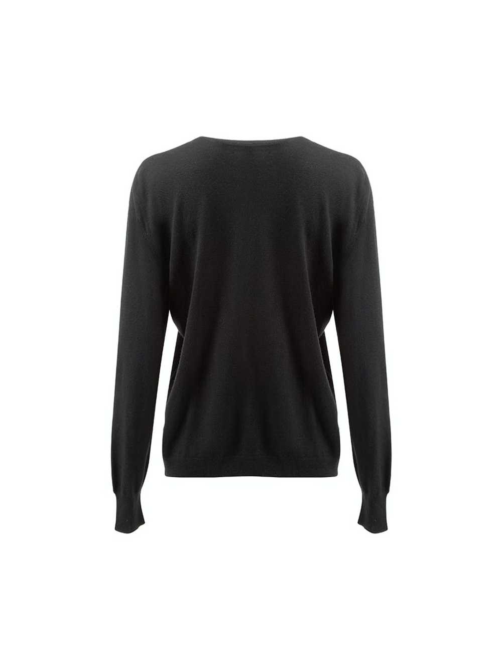 Escada Escada Sport Black Fine Knit Crystal Embel… - image 3