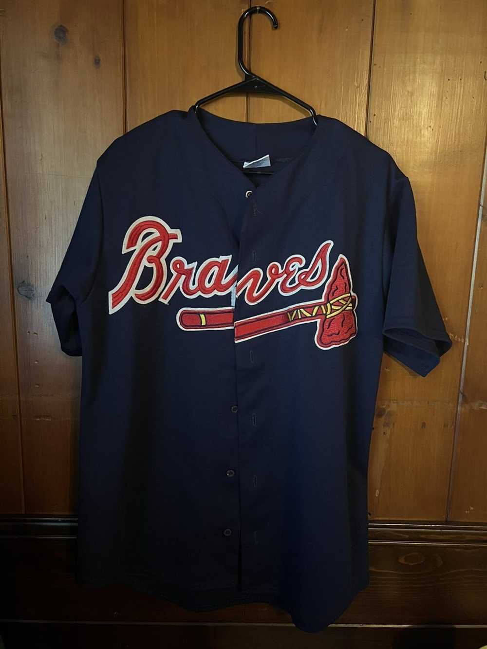 ATLANTA BRAVES MLB *A. JONES* MAJESTIC SHIRT XL Other Shirts \ Baseball