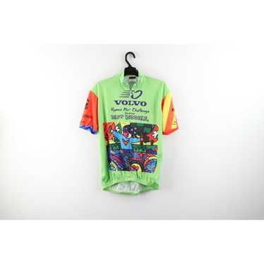 Barilla Viva Il Blu Cycling Jersey | Vintage 90s Biking Sportswear Blue Vtg