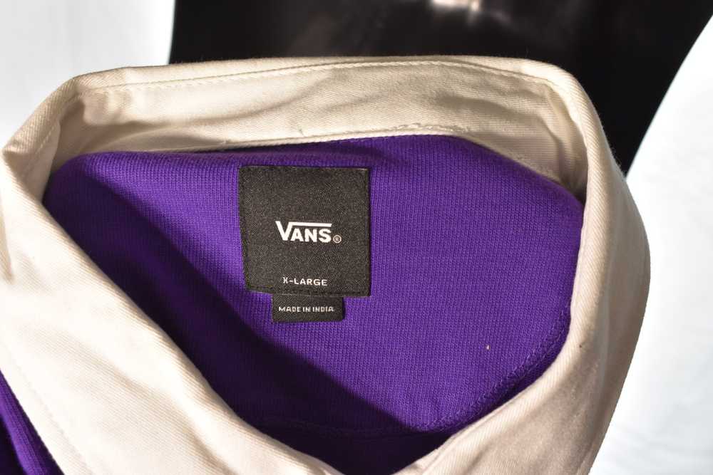 Vans Vans Retro Sport Purple Long Sleeve Polo Shi… - image 4