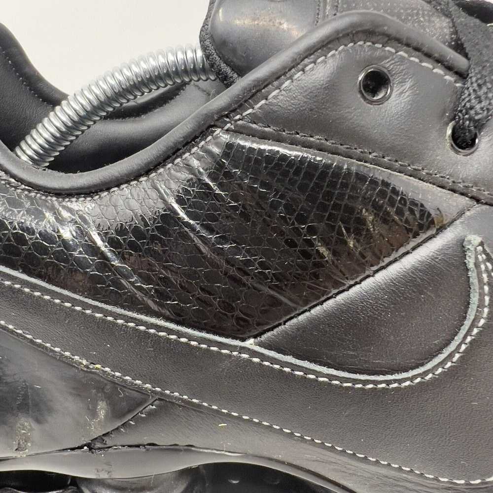 Nike Nike Shox Deliver Black Leather Athletic Run… - image 3