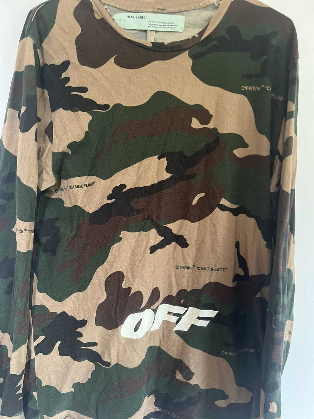 Off-White Off white camouflage Long sleeve TEE - image 4