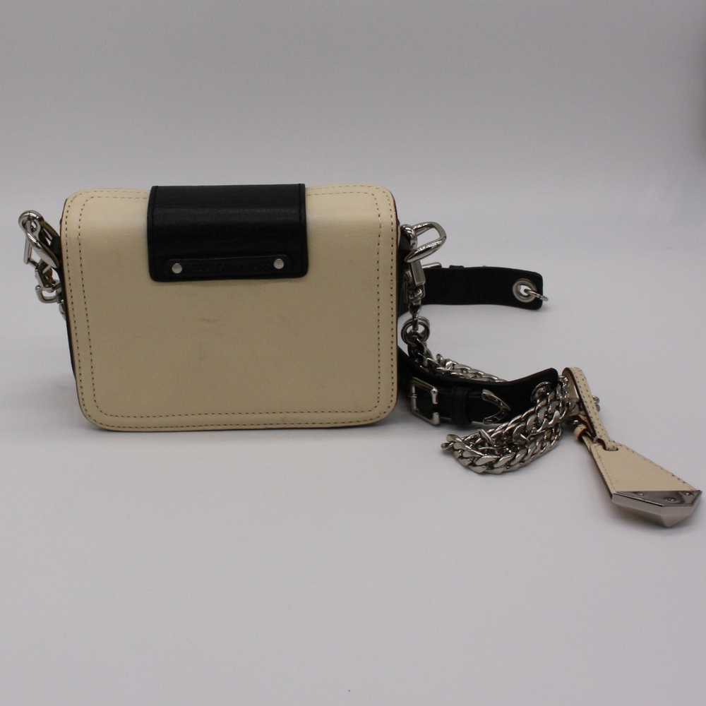 Rebecca Minkoff Mini Box Two-Tone Beige & Brown L… - image 5