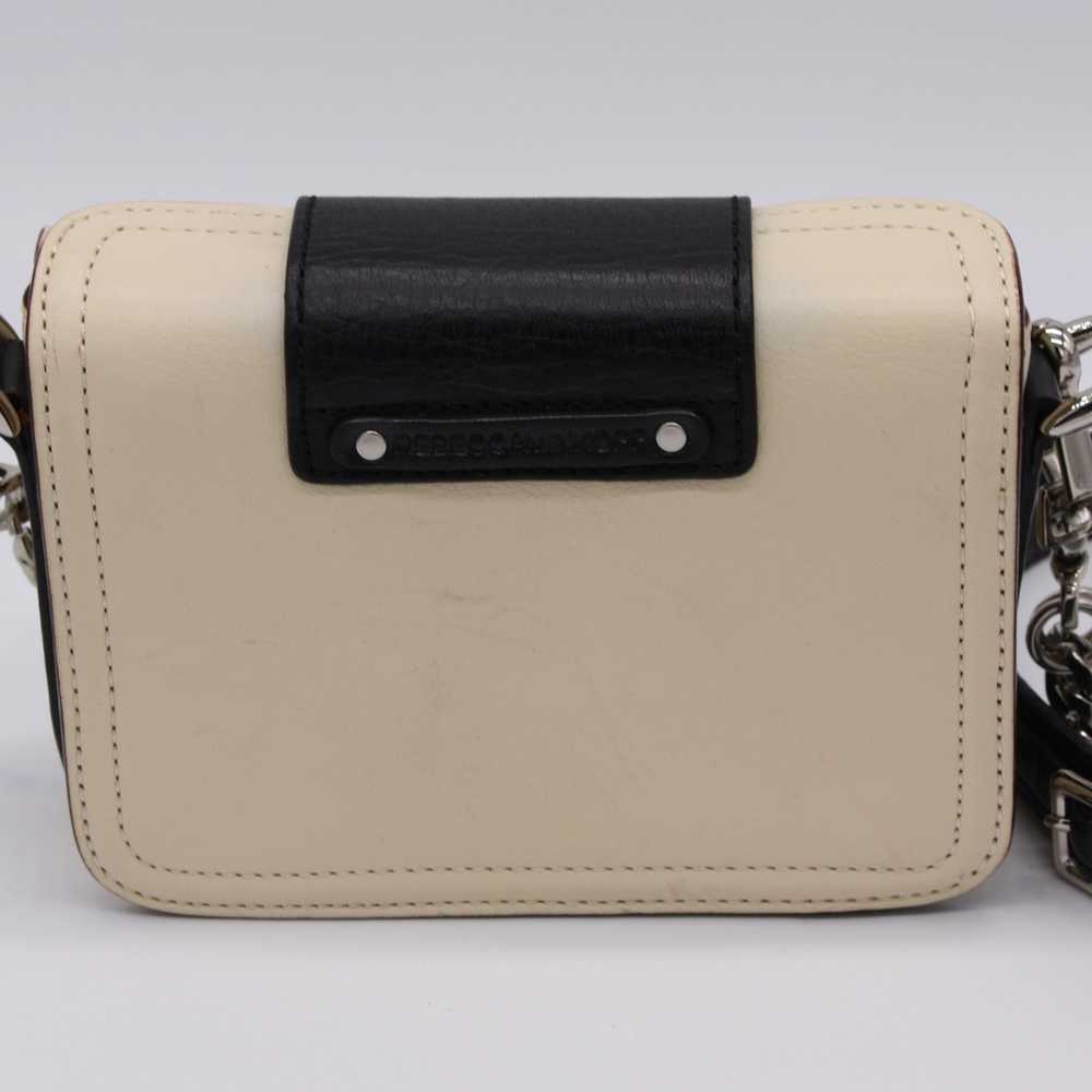 Rebecca Minkoff Mini Box Two-Tone Beige & Brown L… - image 6