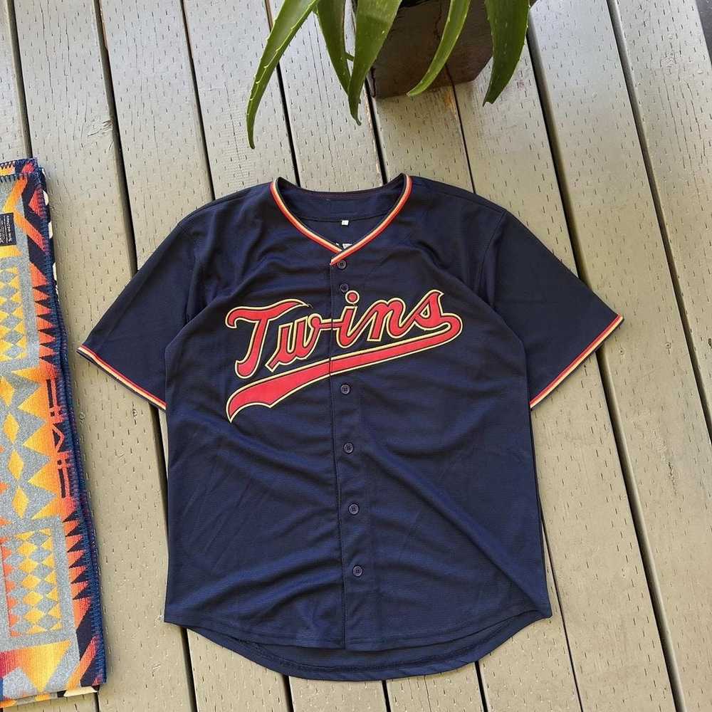 Vintage 80s/90s MINNESOTA TWINS Majestic MESH JERSEY Pullover NWT