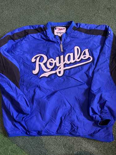  Majestic Men's Cool Base MLB Evolution Shirt Kansas City Royals  Large : Sports & Outdoors