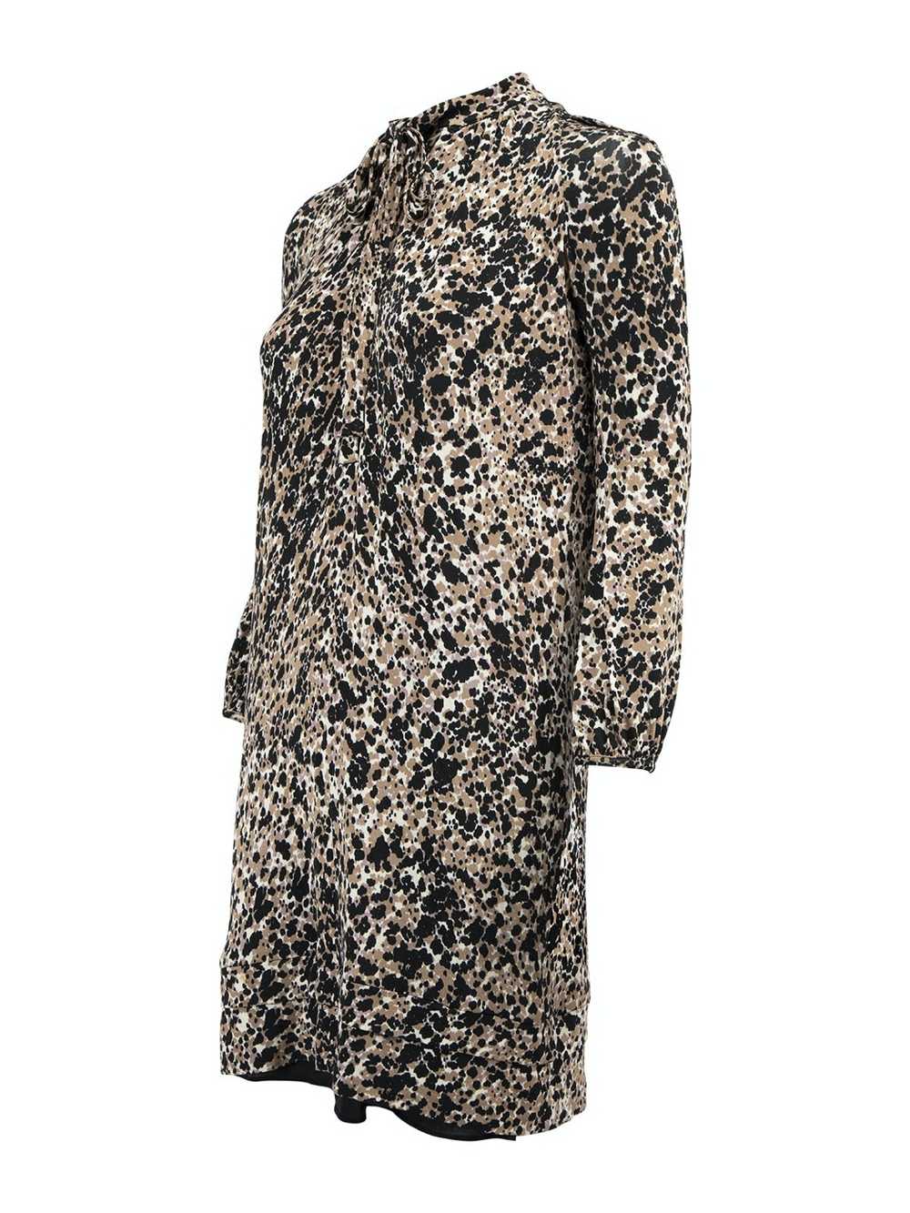 Burberry Leopard Print Patterned Dress - image 4