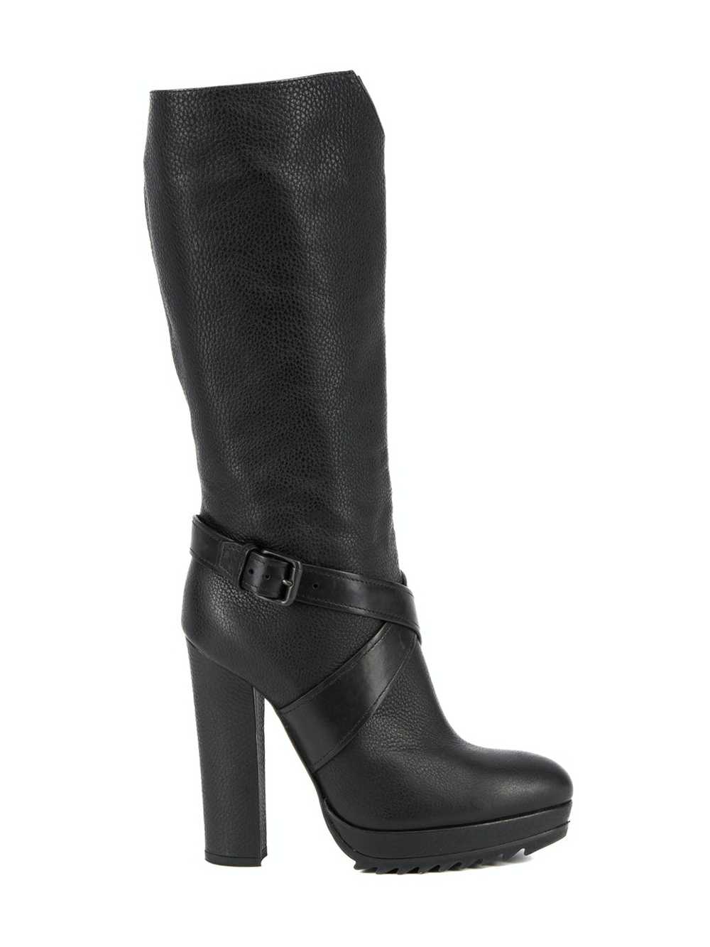 Bottega Veneta Knee High Boots with Buckle Detail - image 1