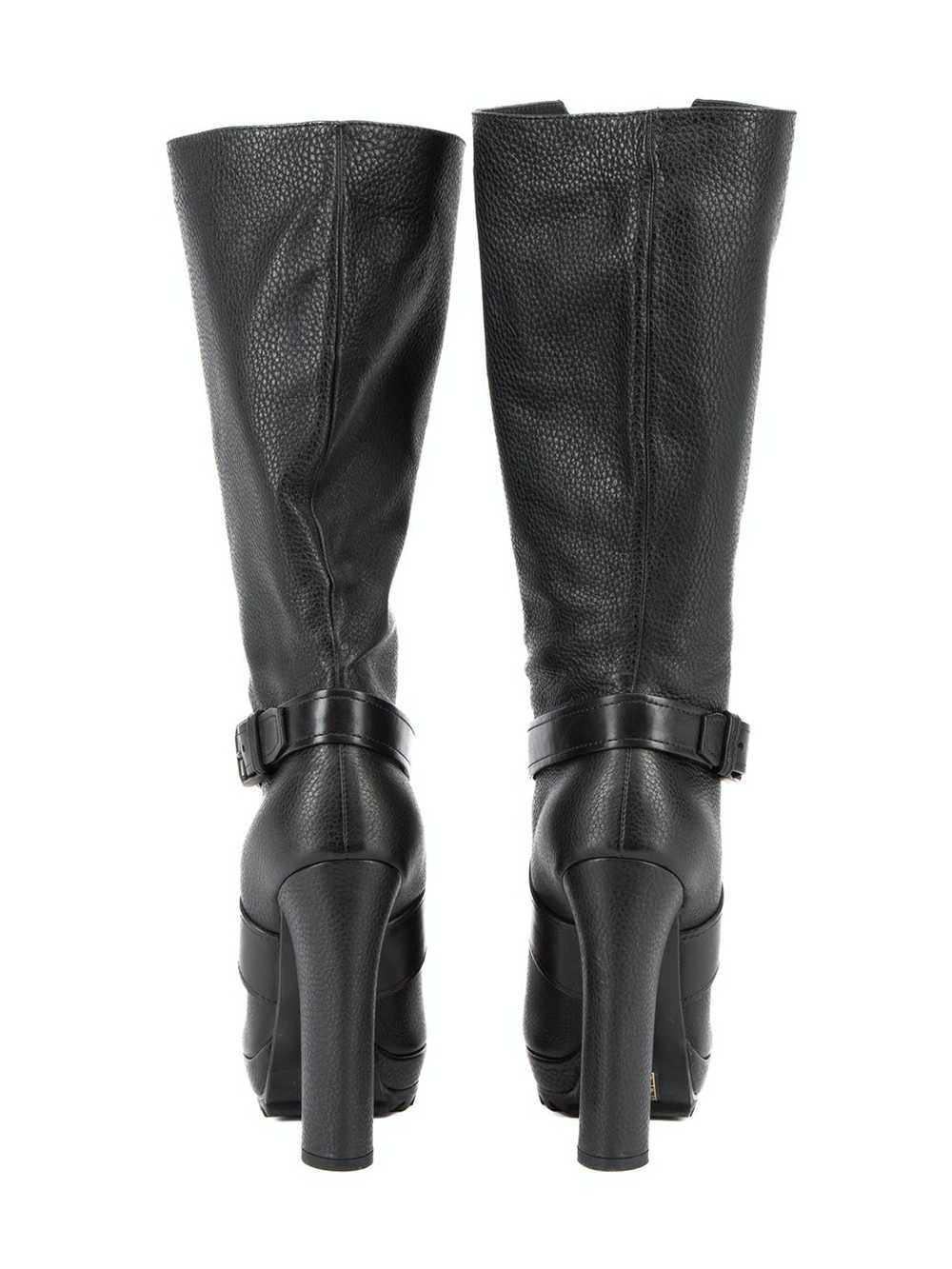 Bottega Veneta Knee High Boots with Buckle Detail - image 4