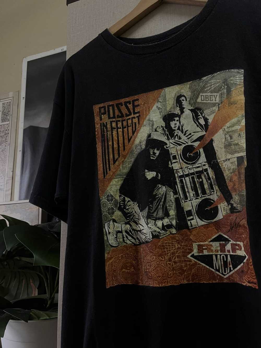 Band Tees × Obey OBEY X BEASTIE BOYS X BAND TEE - image 5