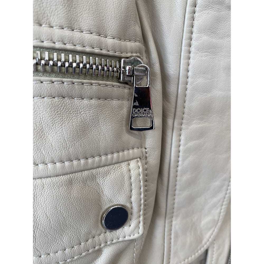Dolce & Gabbana Leather biker jacket - image 5