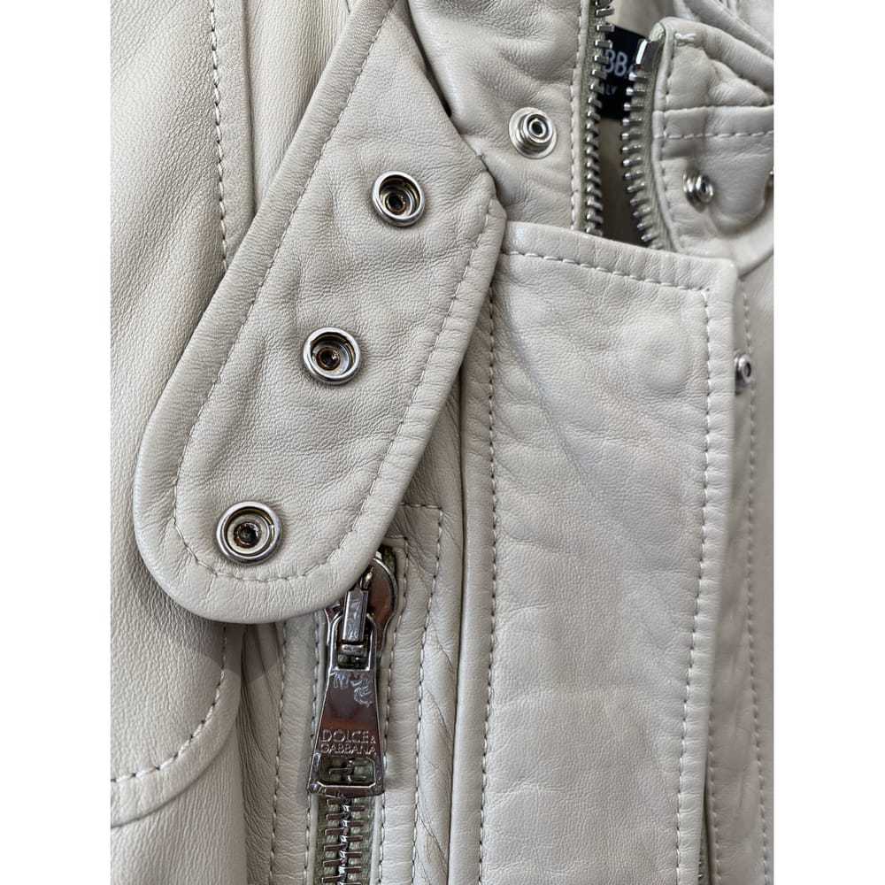 Dolce & Gabbana Leather biker jacket - image 6