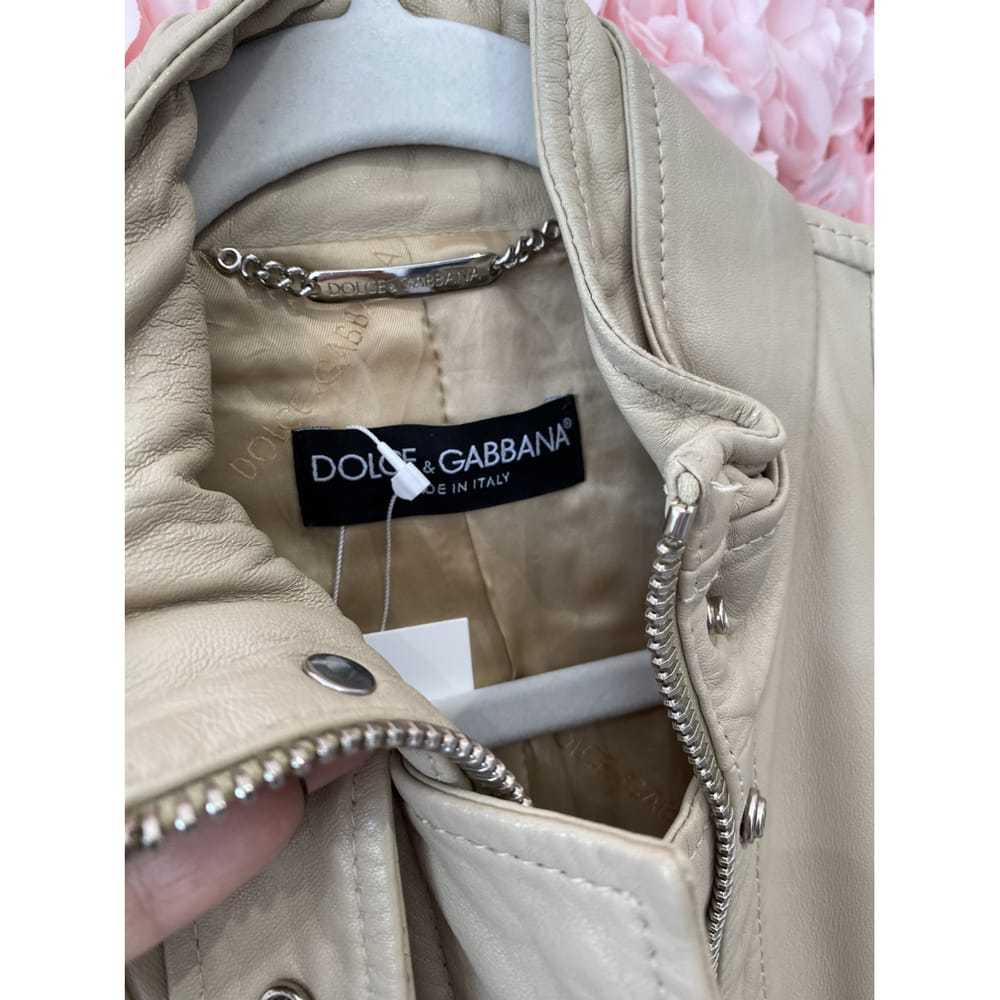 Dolce & Gabbana Leather biker jacket - image 7