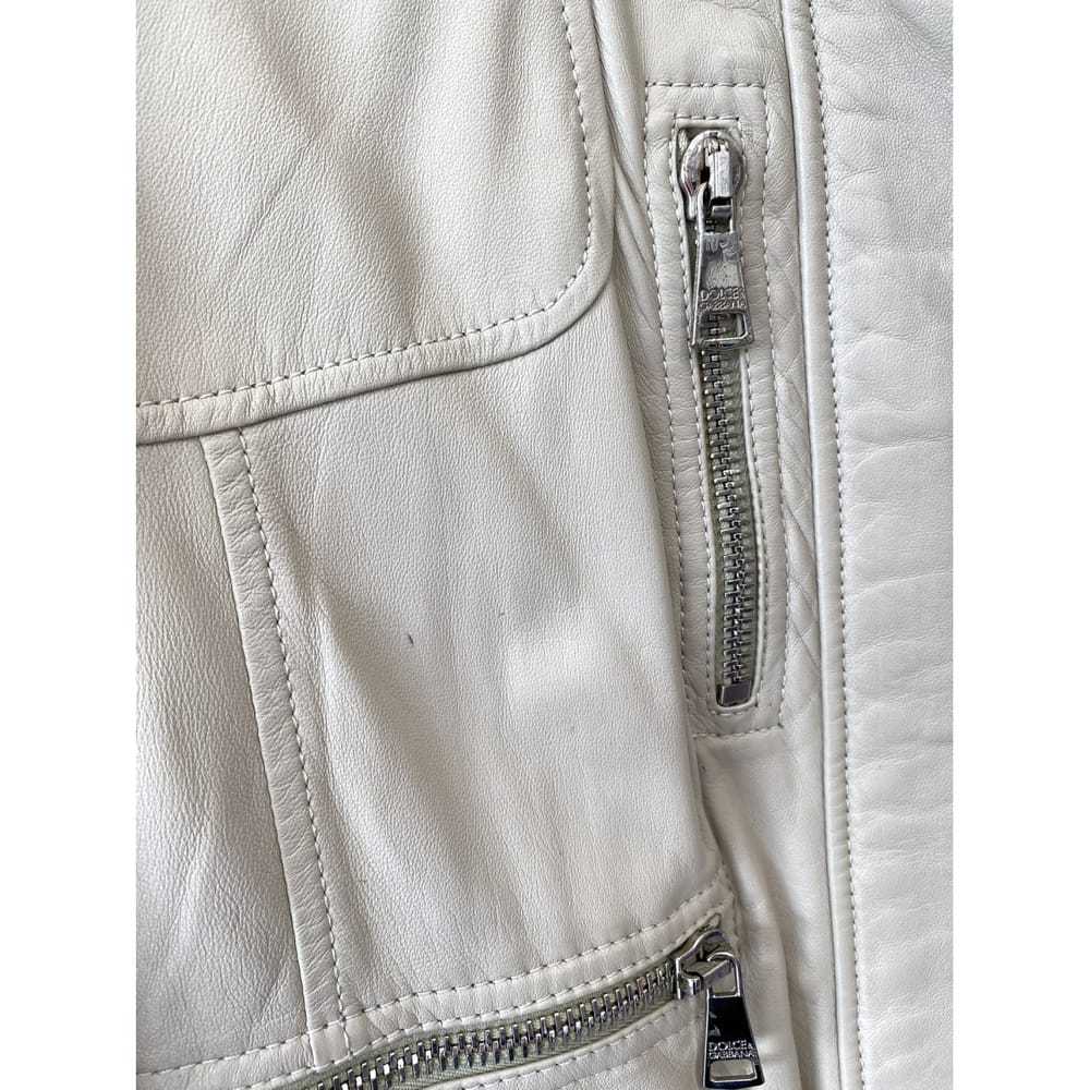 Dolce & Gabbana Leather biker jacket - image 9