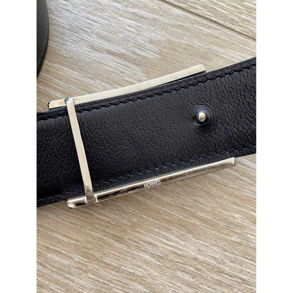 Hermès H leather belt - image 9