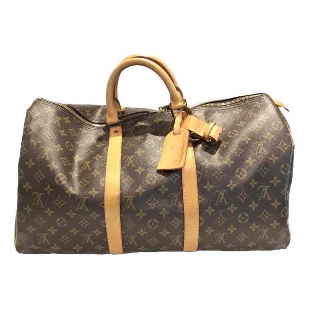 Louis Vuitton Keepall leather handbag - image 1