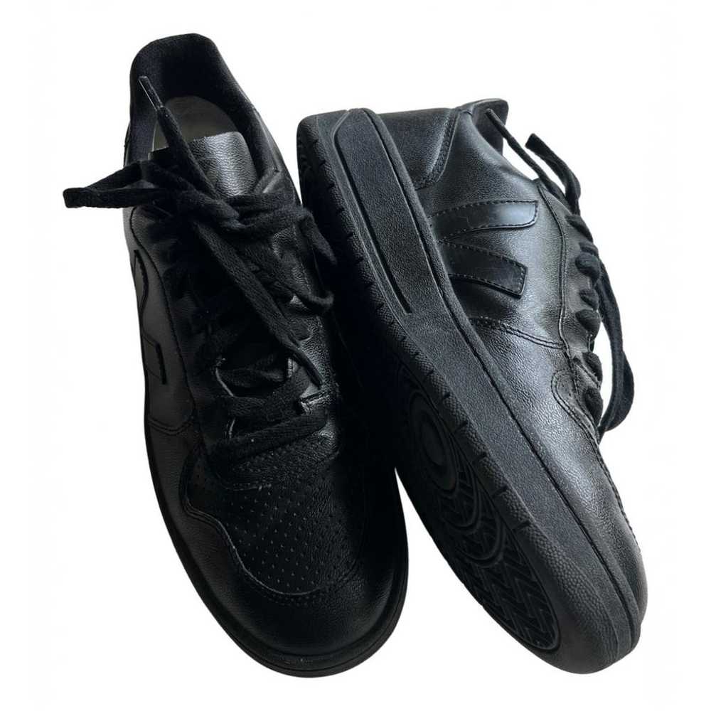 Veja V-12 vegan leather low trainers - image 1