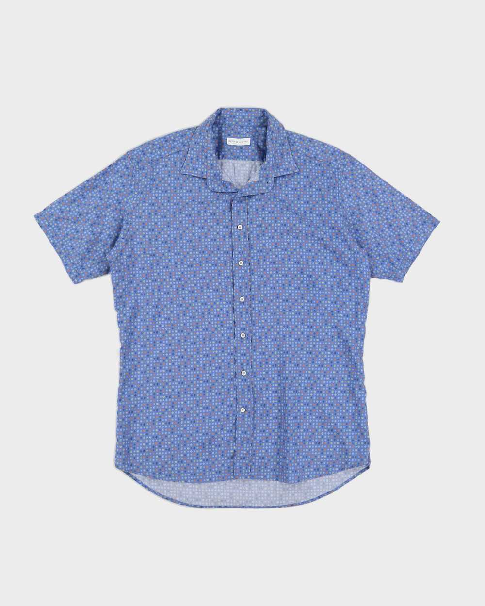 Blue Patterned Etro Shirt - L - image 1