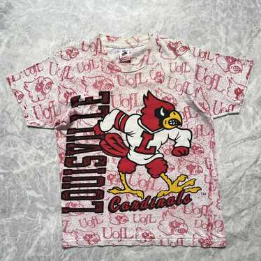 90s Louisville Cardinals University NCAA Mascot t-shirt Large - The  Captains Vintage