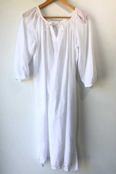 Vintage White Cotton Nightgown