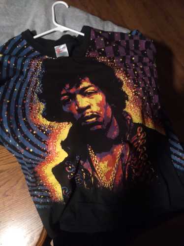 Vintage 1992 Jimi Hendrix Sun Moon Stars All Over 