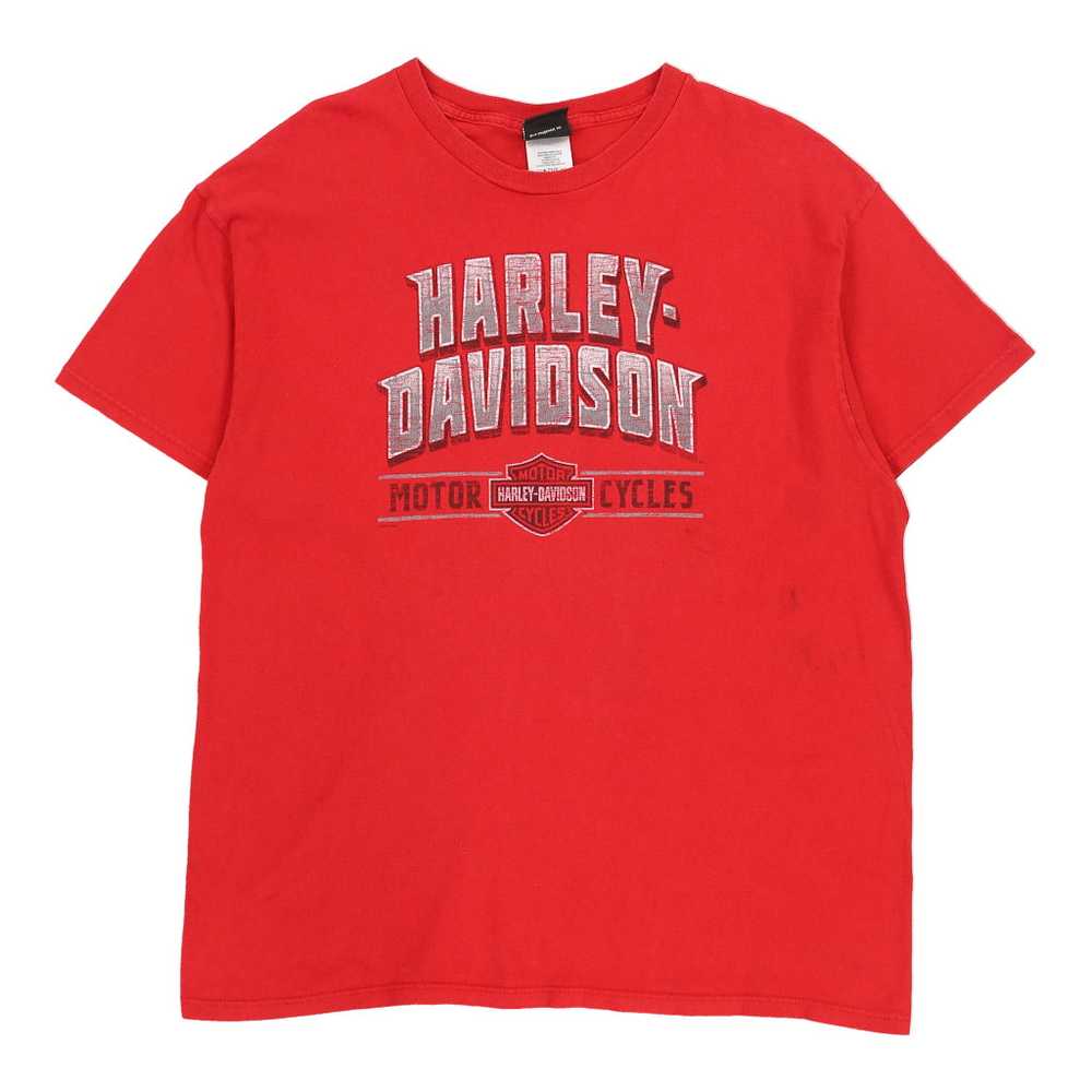 San Benito, TX Harley Davidson T-Shirt - XL Red C… - image 1