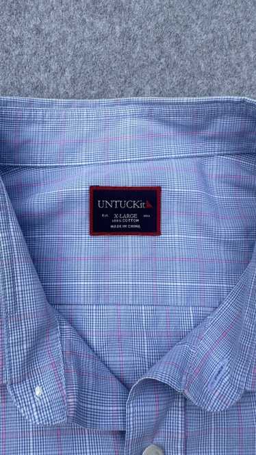 UNTUCKit UNTUCKit Shirt Adult XL Purple Button Dow