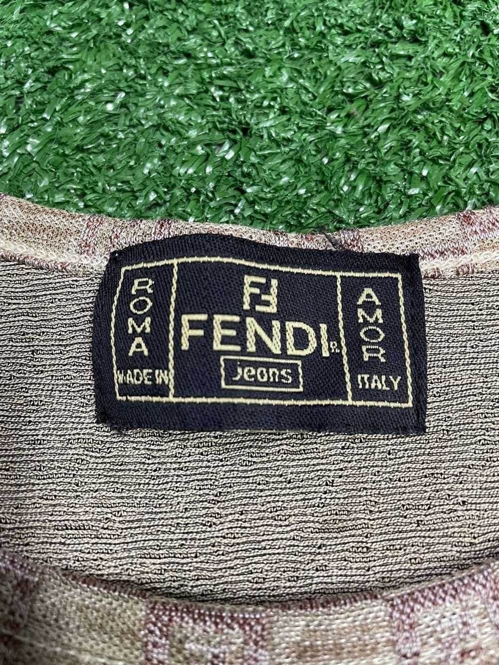 Fendi × Vintage Vintage Fendi Monogram Tee Made i… - image 10
