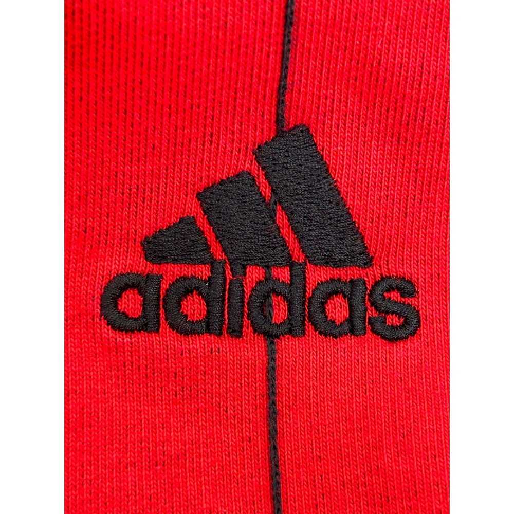 Adidas Adidas Men’s Red & Black Pinstriped Hoodie… - image 9