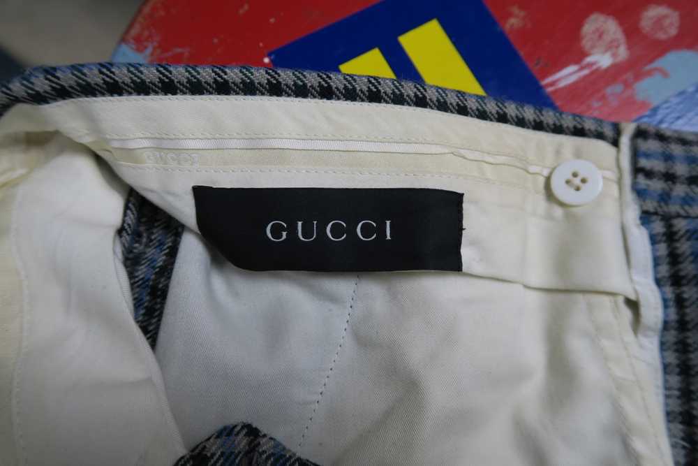 Gucci Plaid Check Harry Styles Trousers - image 4