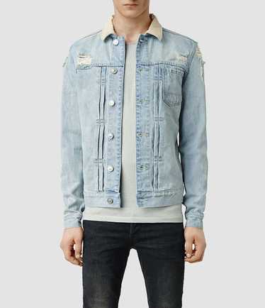 Allsaints Ridgeway Lightwash Denim Type 1 Jacket