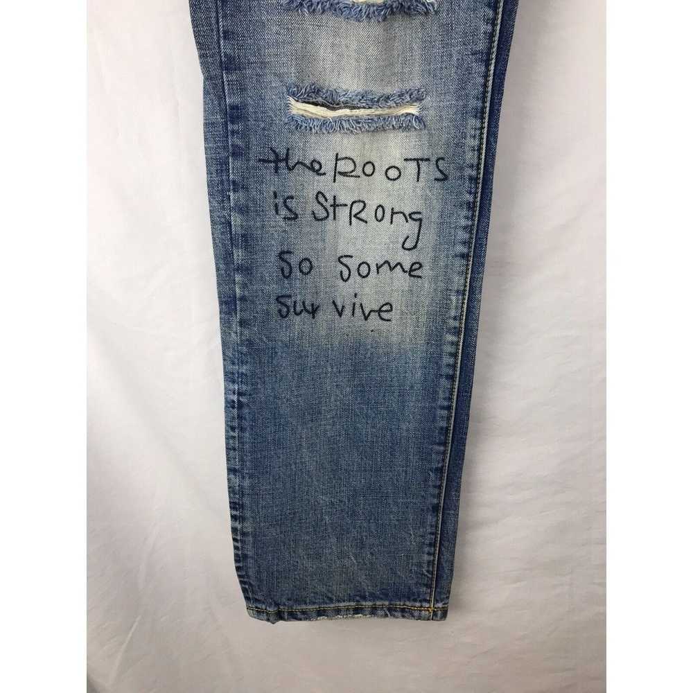 Dope DOPE Jeans 36 x 33 Denim Button Up RN 139488… - image 7