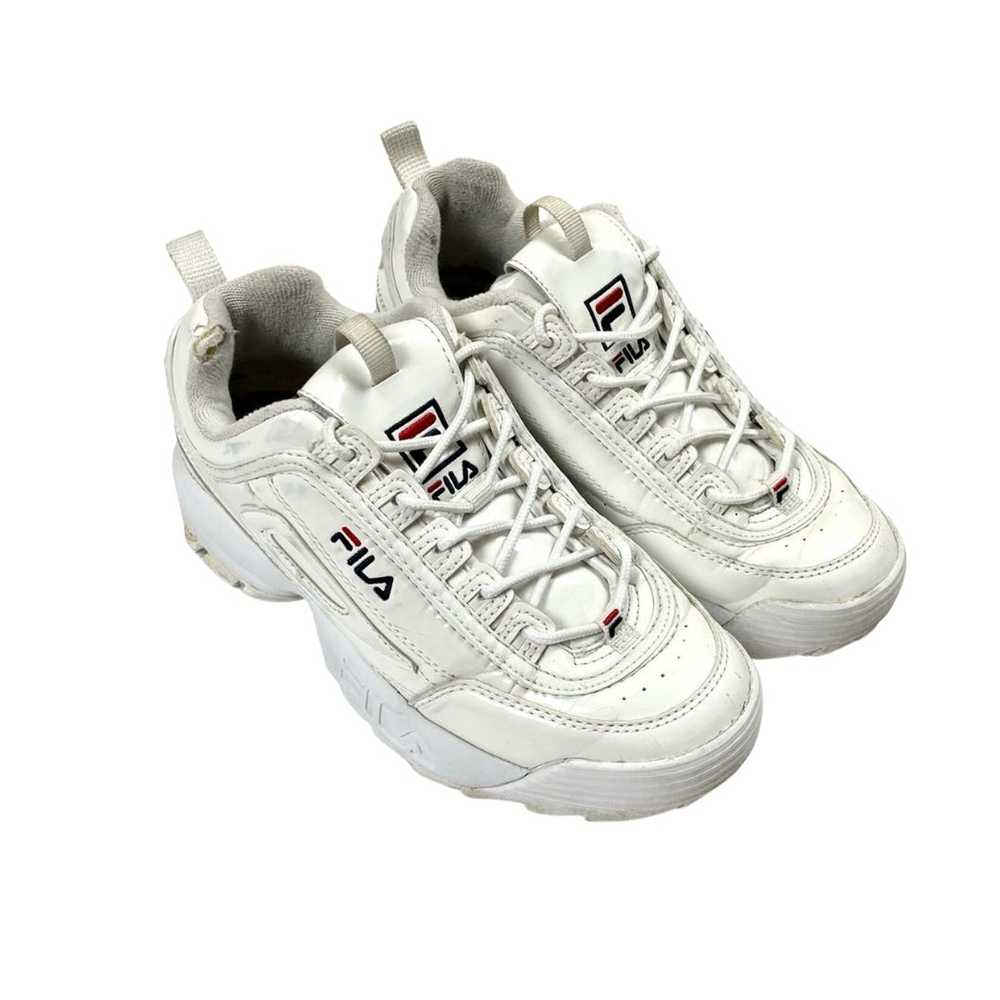 Fila × Streetwear Fila Disruptor all white shoes … - image 2