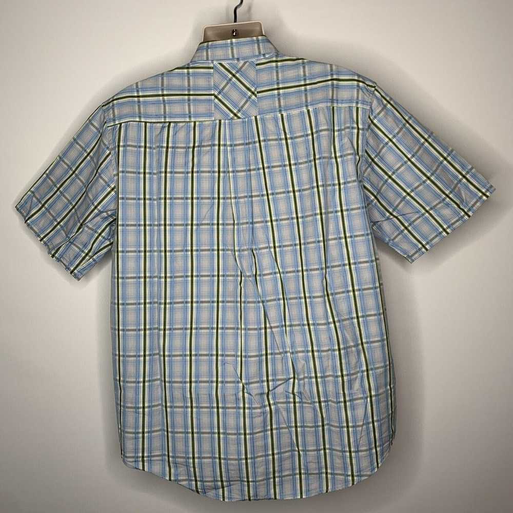 Other Cabela Shirt Short Sleeve Plaid L Light Blu… - image 2