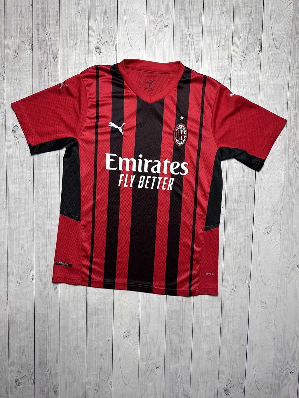 Soccer Jersey Vintage AC Milan puma soccer jersey siz… - Gem