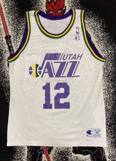 Utah Jazz #12 John Stockton Green Swingman Throwback Jersey on sale,for  Cheap,wholesale from China