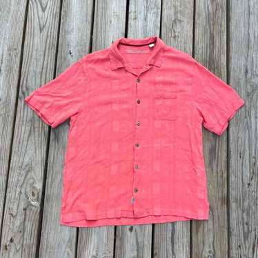 No Boundaries Women's Salmon Poly Rayon Lace Accent Top Size M